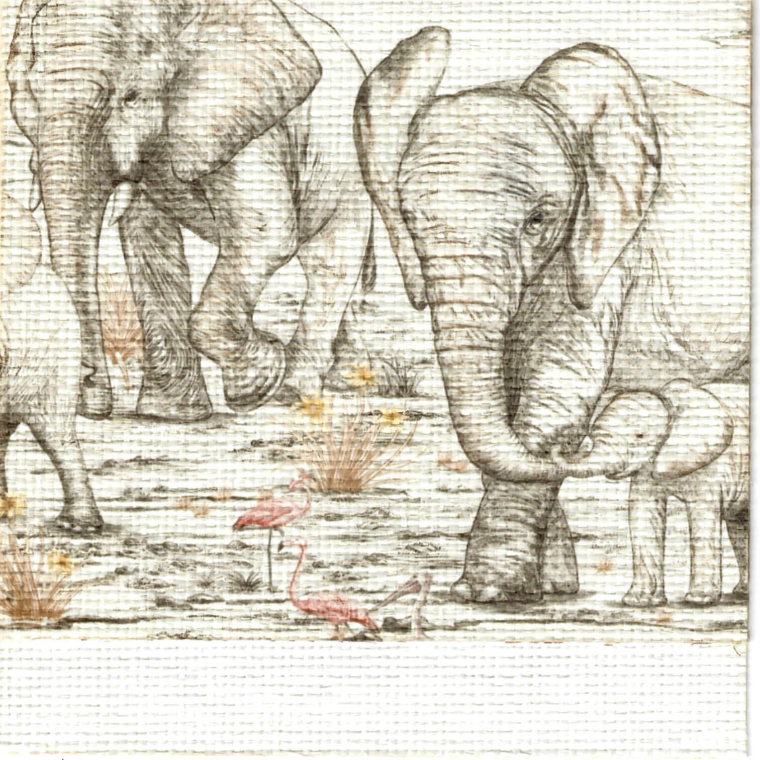 ورق جدران منسوج من الورق الطبيعي